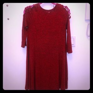 Red Sweater Dress